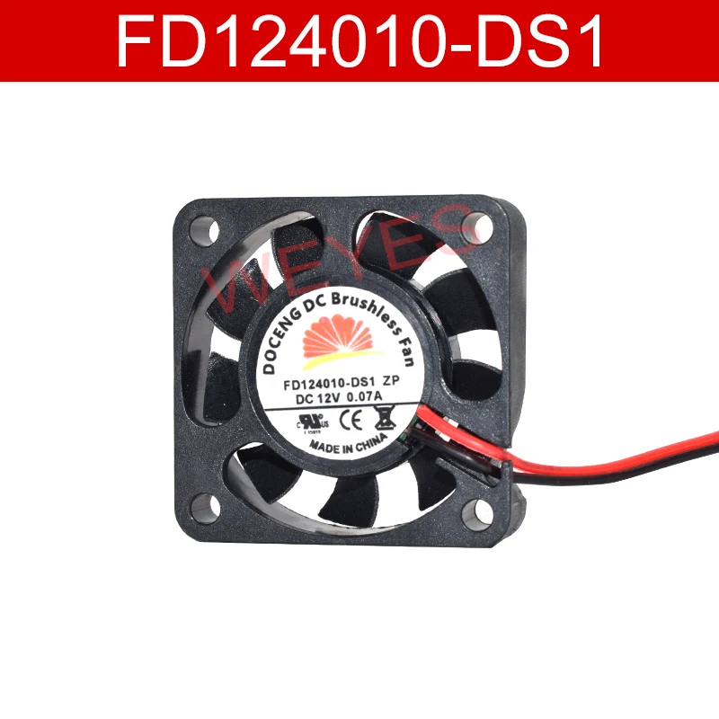 

Original For FD124010-DS1 ZP DC12V 0.07A 4010 4CM 40MM 40X40X10MM 2pin Cooling Fan