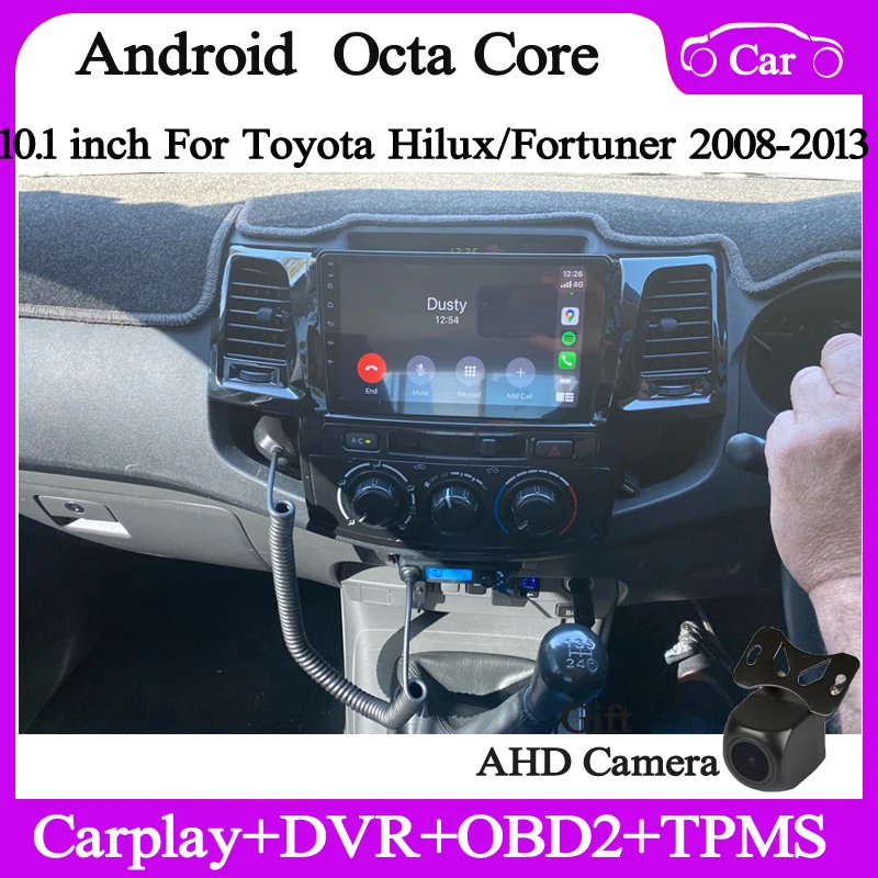 4+128G 8core Android10 Car DVD player for toyota Hilux Fortuner MT 2008-2013 car radio gps navi audio wifi DSP carplay auto
4+128G 8core Android10 Car DVD player for toyota Hilux Fortuner MT 2008-2013 car radio gps navi audio wifi DSP carplay auto