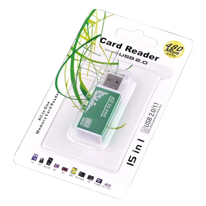 Mini Aluminum Case 4 In 1 High Speed Mini Aluminum Alloy All-in-one Card Reader SD TF M2 MS Card Reader with Random Colors
Mini Aluminum Case 4 In 1 High Speed Mini Aluminum Alloy All-in-one Card Reader SD TF M2 MS Card Reader with Random Colors