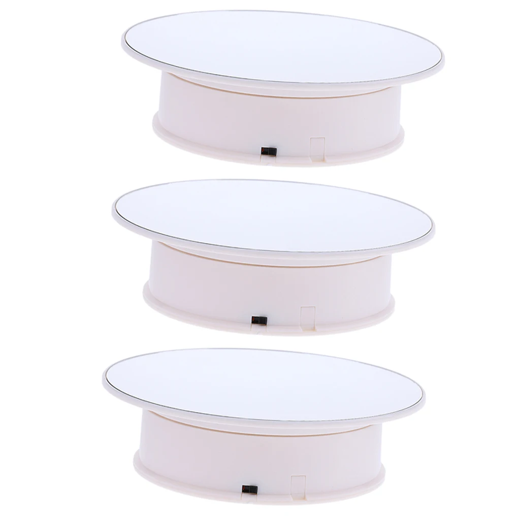 3 Set Battery Energy Two Rate Rotate Turn Table Jewelry Watch Display Stand
3 Set Battery Energy Two Rate Rotate Turn Table Jewelry Watch Display Stand