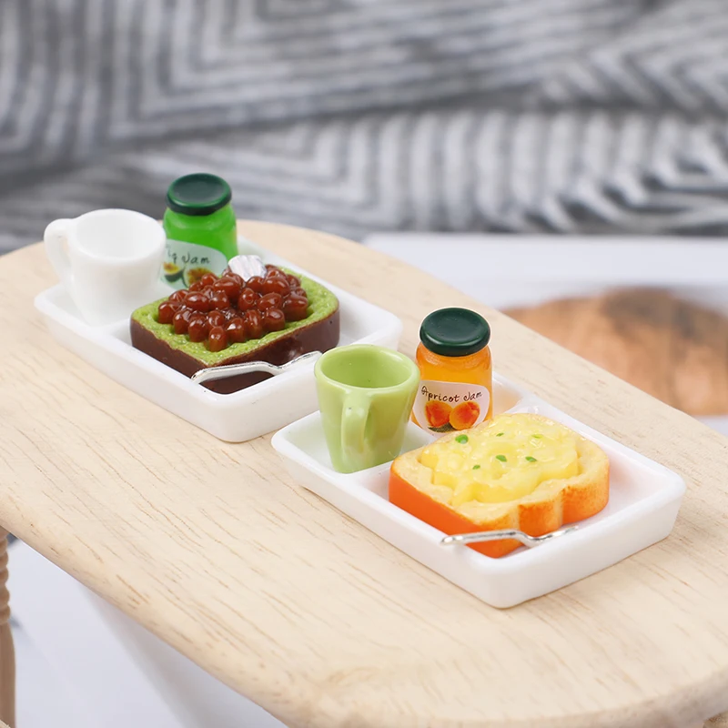5Pcs/Set Dollhouse MIniature Toast Bread Jam Dinner Plate Cup Spoon For Blyth Baby 1:12 Doll House Play Kitchen Accessoreis
5Pcs/Set Dollhouse MIniature Toast Bread Jam Dinner Plate Cup Spoon For Blyth Baby 1:12 Doll House Play Kitchen Accessoreis