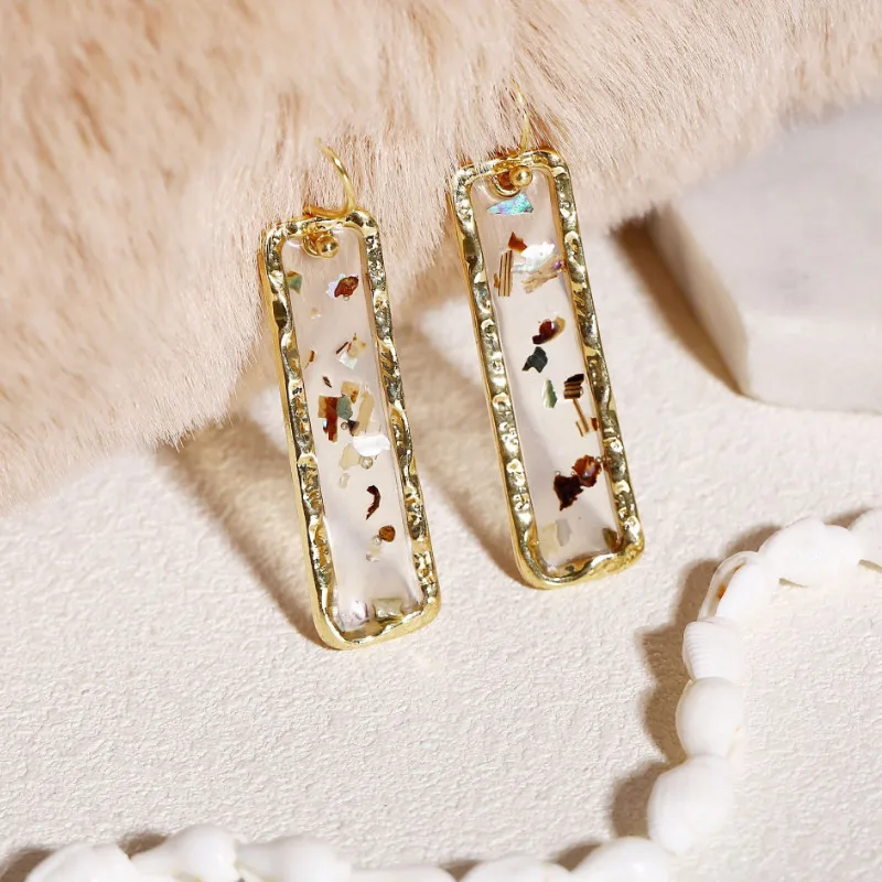 Retro Jewelry for Women Creative Sequin Rectangular Geometric Dangle Earrings 2021
Retro Jewelry for Women Creative Sequin Rectangular Geometric Dangle Earrings 2021