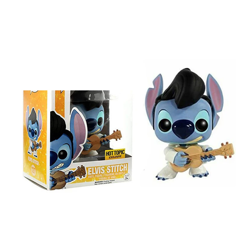 FUNKO Disney мультфильм милый Лило Элвис Ститч 127 # Виниловая фигурка коллекционные
