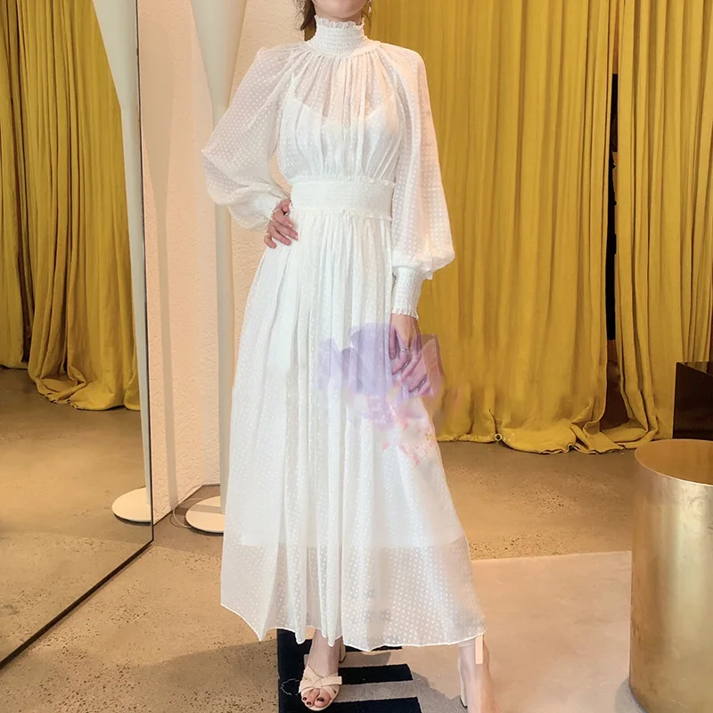 2021 Spring Summer Fashion Women Dress Lantern Sleeve Turtleneck Print Patchwork Ruffles Long Slim Elegant Women Dress
2021 Spring Summer Fashion Women Dress Lantern Sleeve Turtleneck Print Patchwork Ruffles Long Slim Elegant Women Dress