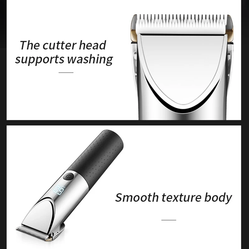 Adjustable Men's Professional Rechargeable Electric Hair Clippers for Shaving Adult Baby Electric Hair Clippers US Plug
Adjustable Men's Professional Rechargeable Electric Hair Clippers for Shaving Adult Baby Electric Hair Clippers US Plug