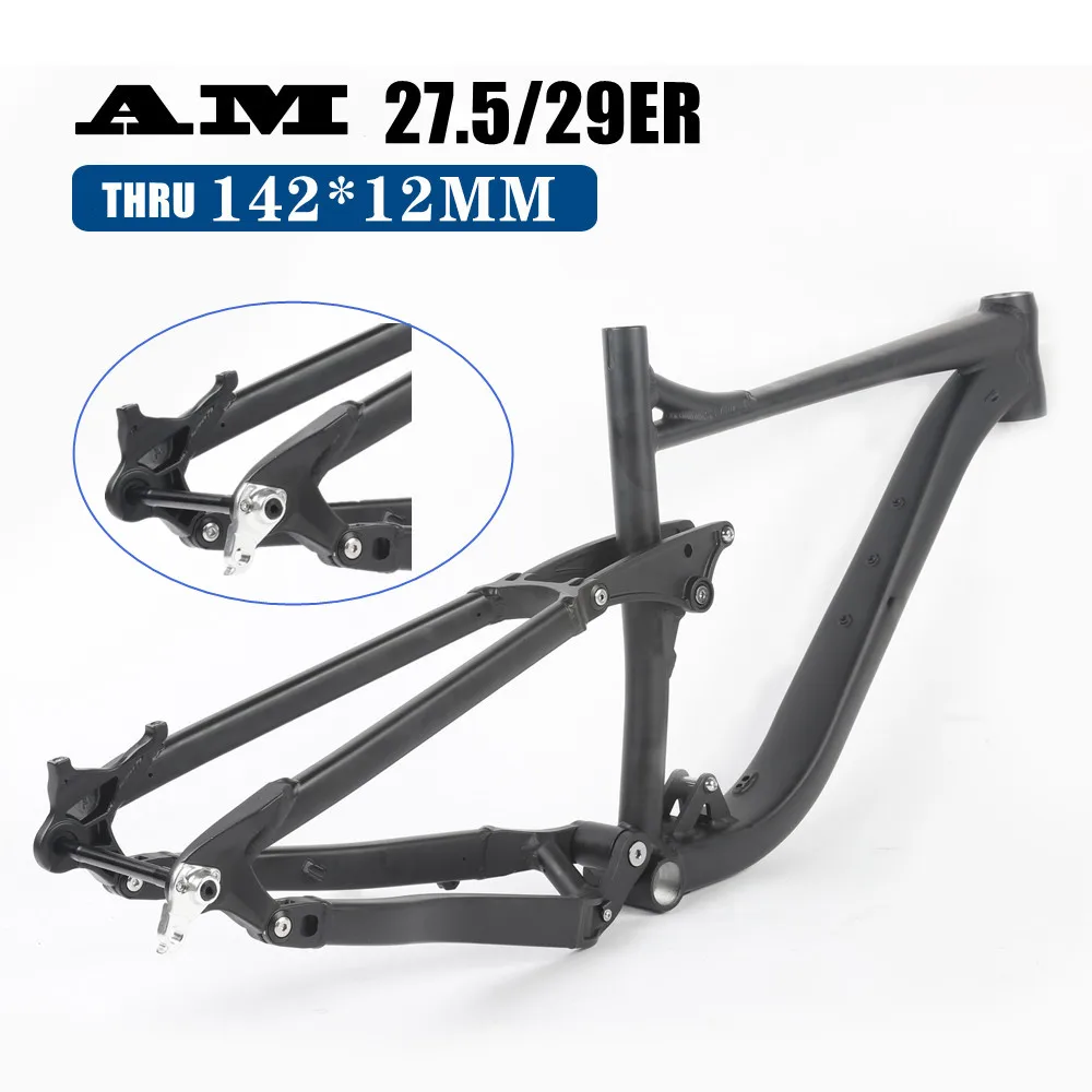 HIMALO Bicycle Frame full Suspension frame 29ER 27.5ER THRU AXLE Aluminium Alloy MTB frame Mountain DH Cycling Downhill bike 
HIMALO Bicycle Frame full Suspension frame 29ER 27.5ER THRU AXLE Aluminium Alloy MTB frame Mountain DH Cycling Downhill bike
