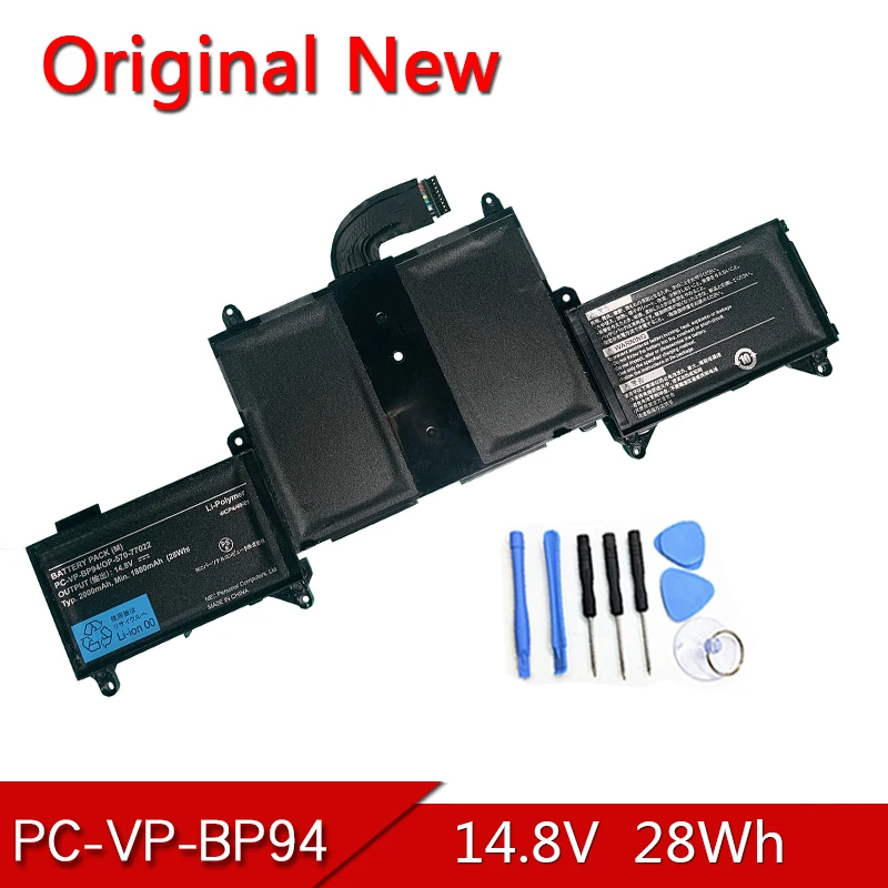 

PC-VP-BP94 NEW Original OP-570-77022 Laptop Battery For NEC LZ750/JS Series 14.8V 28Wh