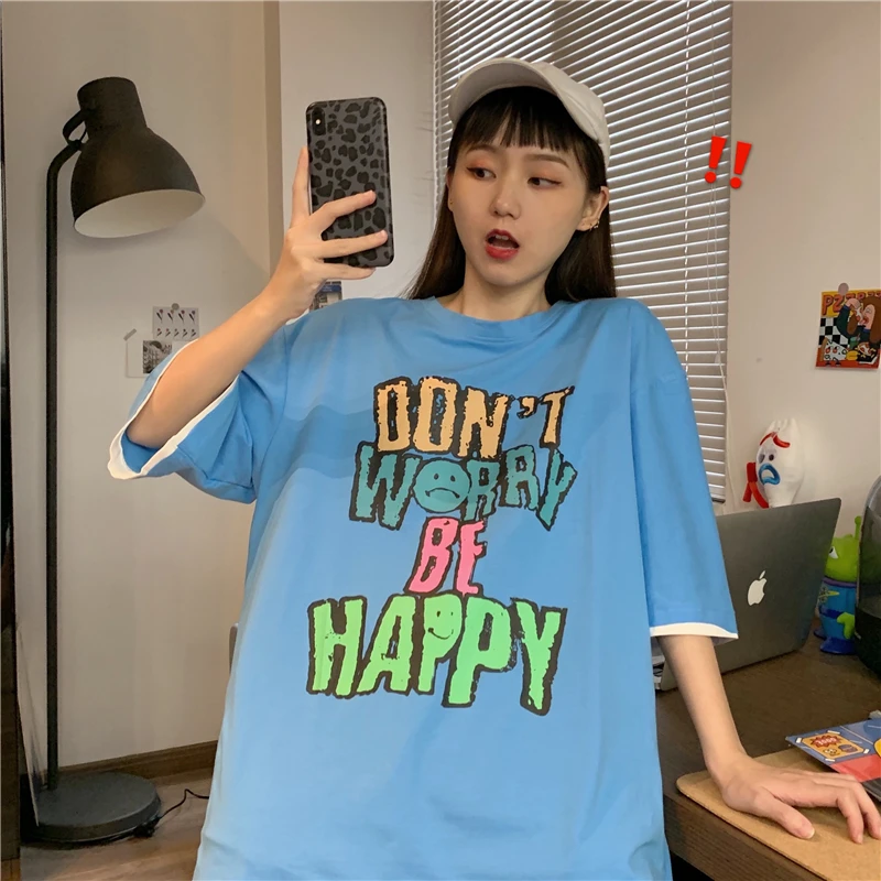 Casual Lazy Letter Print Loose T-shirt Women's T-shirts Tops Japanese Kawaii Ulzzang Female Korean Harajuku Clothes For Women
Casual Lazy Letter Print Loose T-shirt Women's T-shirts Tops Japanese Kawaii Ulzzang Female Korean Harajuku Clothes For Women