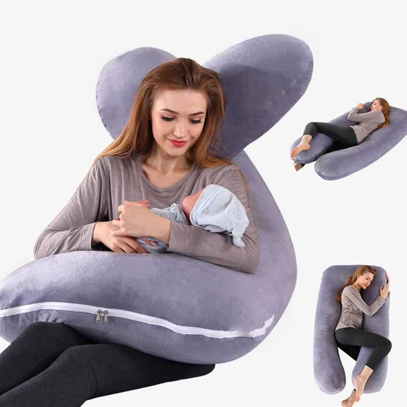 Pregnancy Pillow U-Shape Full Body Maternity Pillows Sleeping Support for Pregnant Women Side Sleepers' Back, Hips, Legs, Belly
Pregnancy Pillow U-Shape Full Body Maternity Pillows Sleeping Support for Pregnant Women Side Sleepers' Back, Hips, Legs, Belly