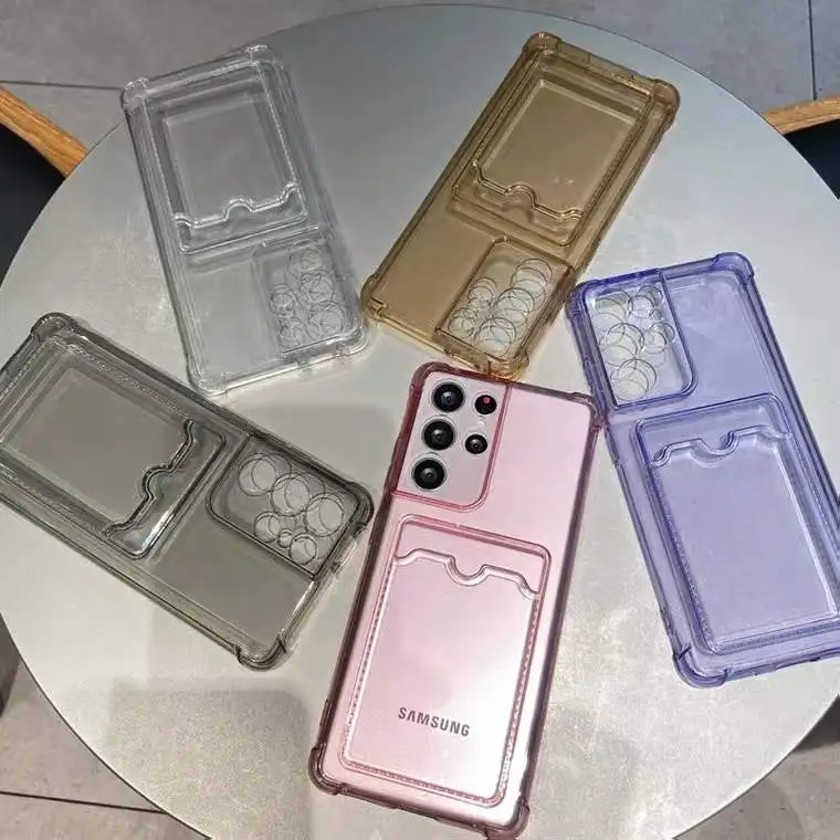 Card Package Wallet Clip Slots Case For Samsung Galaxy S20 S10 S30 Plus S21 FE S30 Ultra Colorful Transparent Protective Cover
Card Package Wallet Clip Slots Case For Samsung Galaxy S20 S10 S30 Plus S21 FE S30 Ultra Colorful Transparent Protective Cover