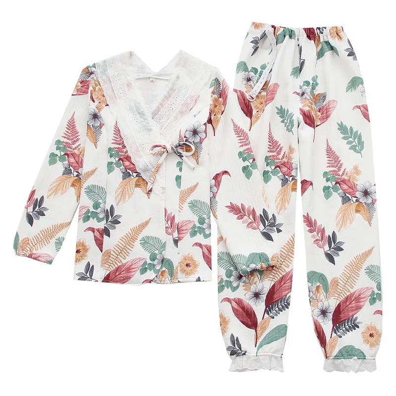Japanese kimono air layer red leaf confinement suit set pregnant women postpartum household pajamas set women nursing pyjama
Japanese kimono air layer red leaf confinement suit set pregnant women postpartum household pajamas set women nursing pyjama