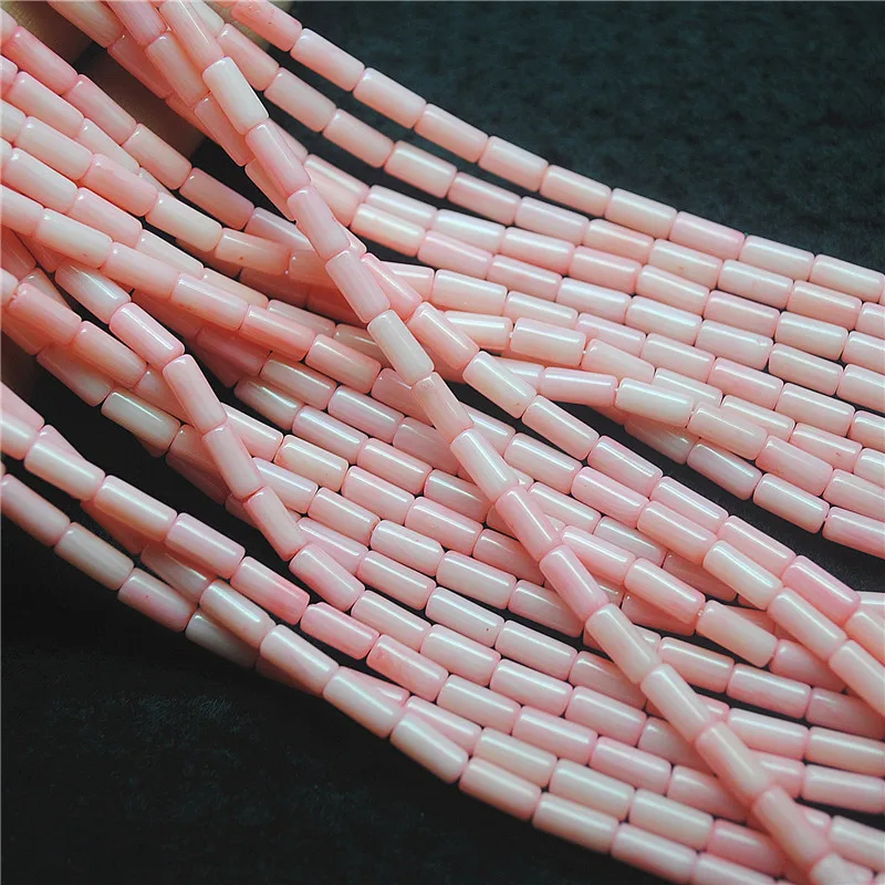 46PCS Pink Coral Beads Cylinder Shape 4X8MM Drum Shape Jewelry Accessories For Women Necklace Making Parts Free Shippings
46PCS Pink Coral Beads Cylinder Shape 4X8MM Drum Shape Jewelry Accessories For Women Necklace Making Parts Free Shippings