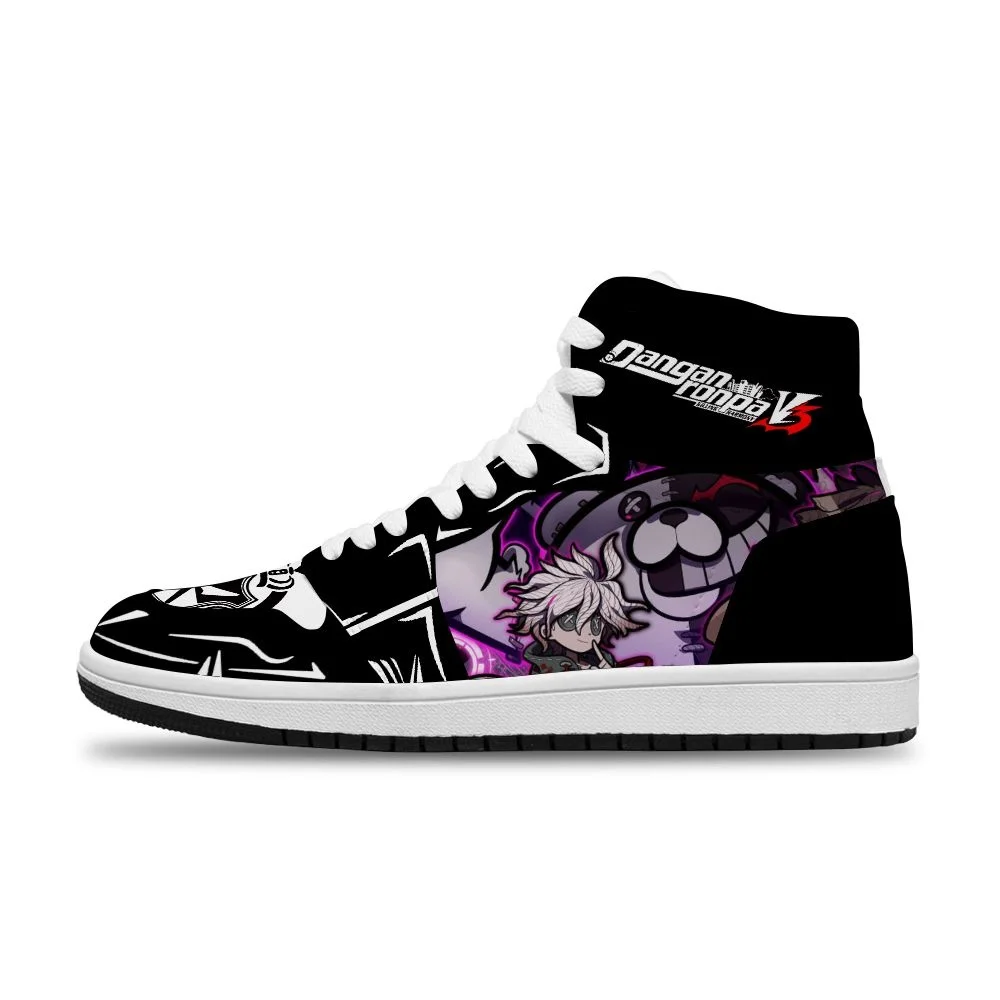 2021 Японские Аниме Горячие Danganronpa Diy печатные спортивные Нескользящие баскетбольные туфли для подростков унисекс модные кроссовки
2021 Японские Аниме Горячие Danganronpa Diy печатные спортивные Нескользящие баскетбольные туфли для подростков унисекс модные кроссовки
