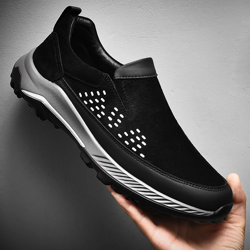 New Men Mesh Breathable Running Sport Shoes Sneakers Leather Pigskin Light Soft Thick Sole Athletic Sneakers
New Men Mesh Breathable Running Sport Shoes Sneakers Leather Pigskin Light Soft Thick Sole Athletic Sneakers