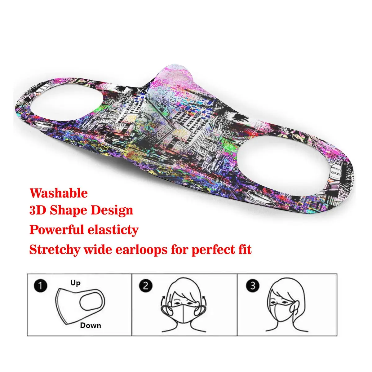 Washable Earloop Mask 3D Art Statue Of Liberty Drawing Cycling Anti Dust Mouth Face Care Respirator for Summer
Washable Earloop Mask 3D Art Statue Of Liberty Drawing Cycling Anti Dust Mouth Face Care Respirator for Summer