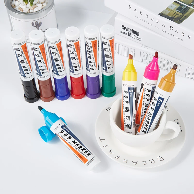 12 Boxes of Baoke POP Pens, Advertising Pens, Hand-painted Poster Pens, 6mm Oil Markers, Marker Pens
12 Boxes of Baoke POP Pens, Advertising Pens, Hand-painted Poster Pens, 6mm Oil Markers, Marker Pens