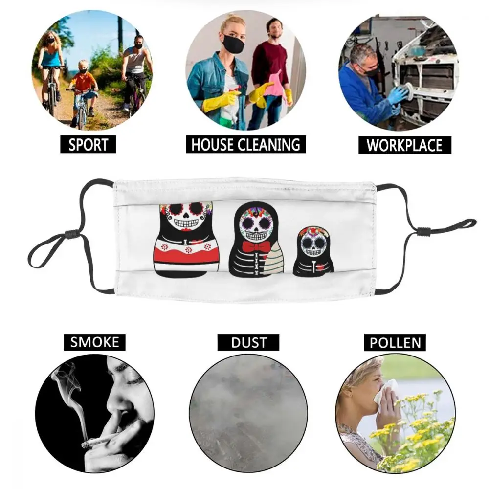 Matryoshka Day of The Dead Adult Non-Disposable Mouth Face Mask Anti Haze Anti Dust Protection Cover Respirator Mouth Muffle
Matryoshka Day of The Dead Adult Non-Disposable Mouth Face Mask Anti Haze Anti Dust Protection Cover Respirator Mouth Muffle
