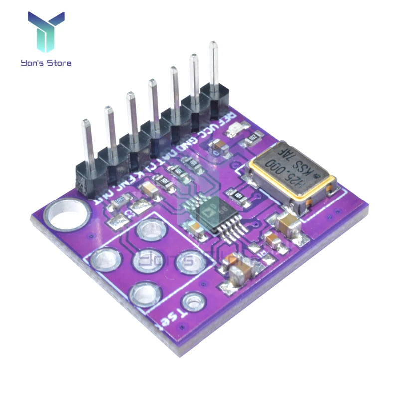 Модуль генератора сигналов AD9833 STM32 STM8 STC микропроцессоры Синусоидальная квадратная волна
Модуль генератора сигналов AD9833 STM32 STM8 STC микропроцессоры Синусоидальная квадратная волна