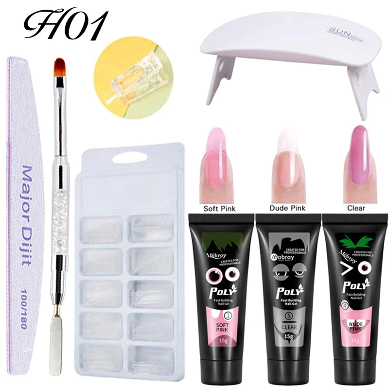 Nail Extention Gel Kit Anself 3 Colors 15ml Poly Gel Nail Lamp False Nail Tips Kit Nail Extension Gel Builder Enhancement Kit
Nail Extention Gel Kit Anself 3 Colors 15ml Poly Gel Nail Lamp False Nail Tips Kit Nail Extension Gel Builder Enhancement Kit