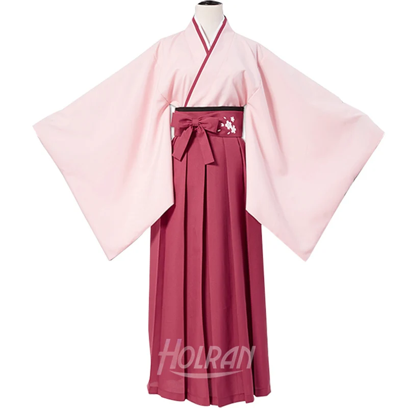 

Cosplay Costume Fate Cos Okita Souji Japan Style Kimono Sakura Saber Outfit Whole Sets Anime Costume