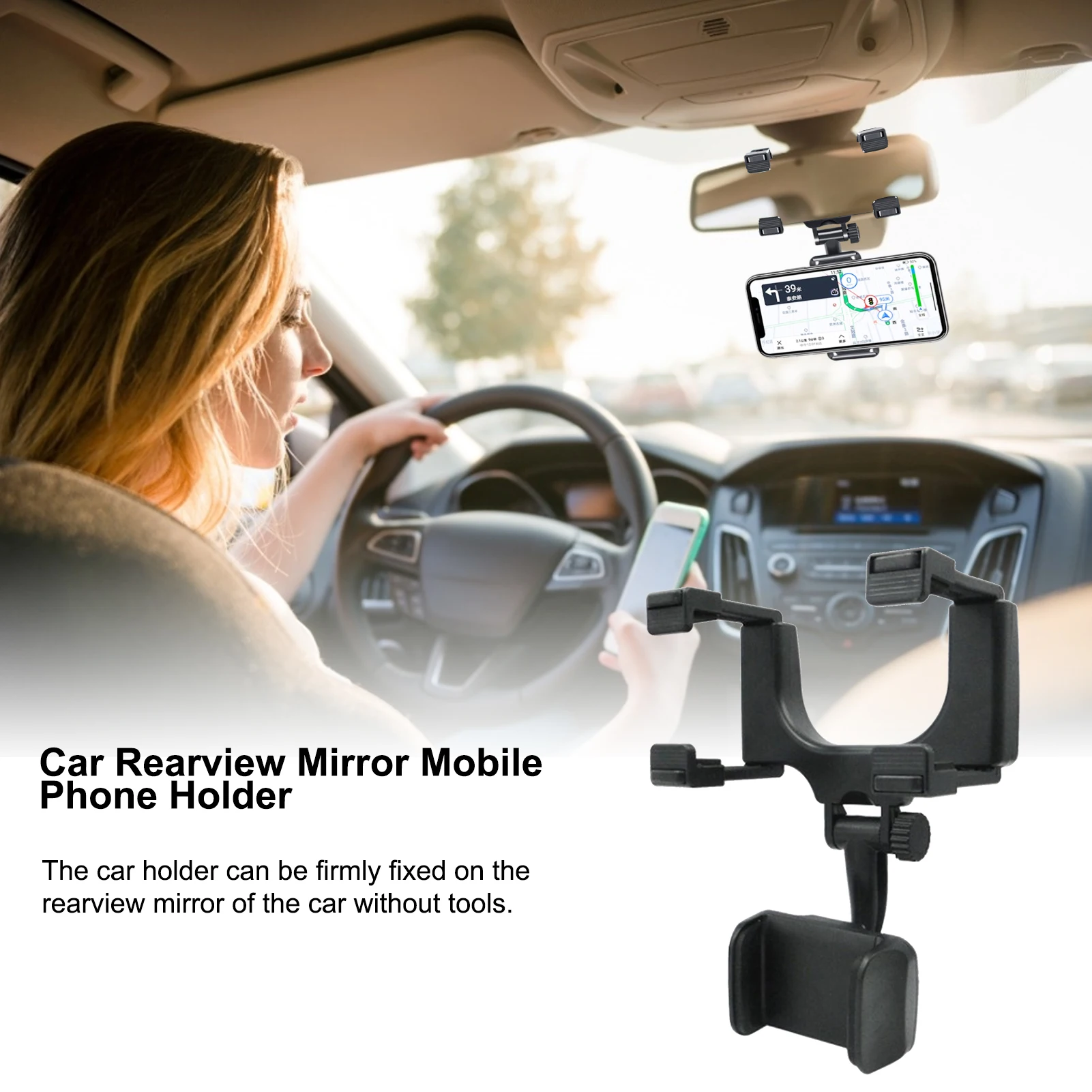 Universal Car Rearview Mirror Mount Stand Holder Cradle For Cell Phone GPS Car Rear View Mirror Holder
Universal Car Rearview Mirror Mount Stand Holder Cradle For Cell Phone GPS Car Rear View Mirror Holder
