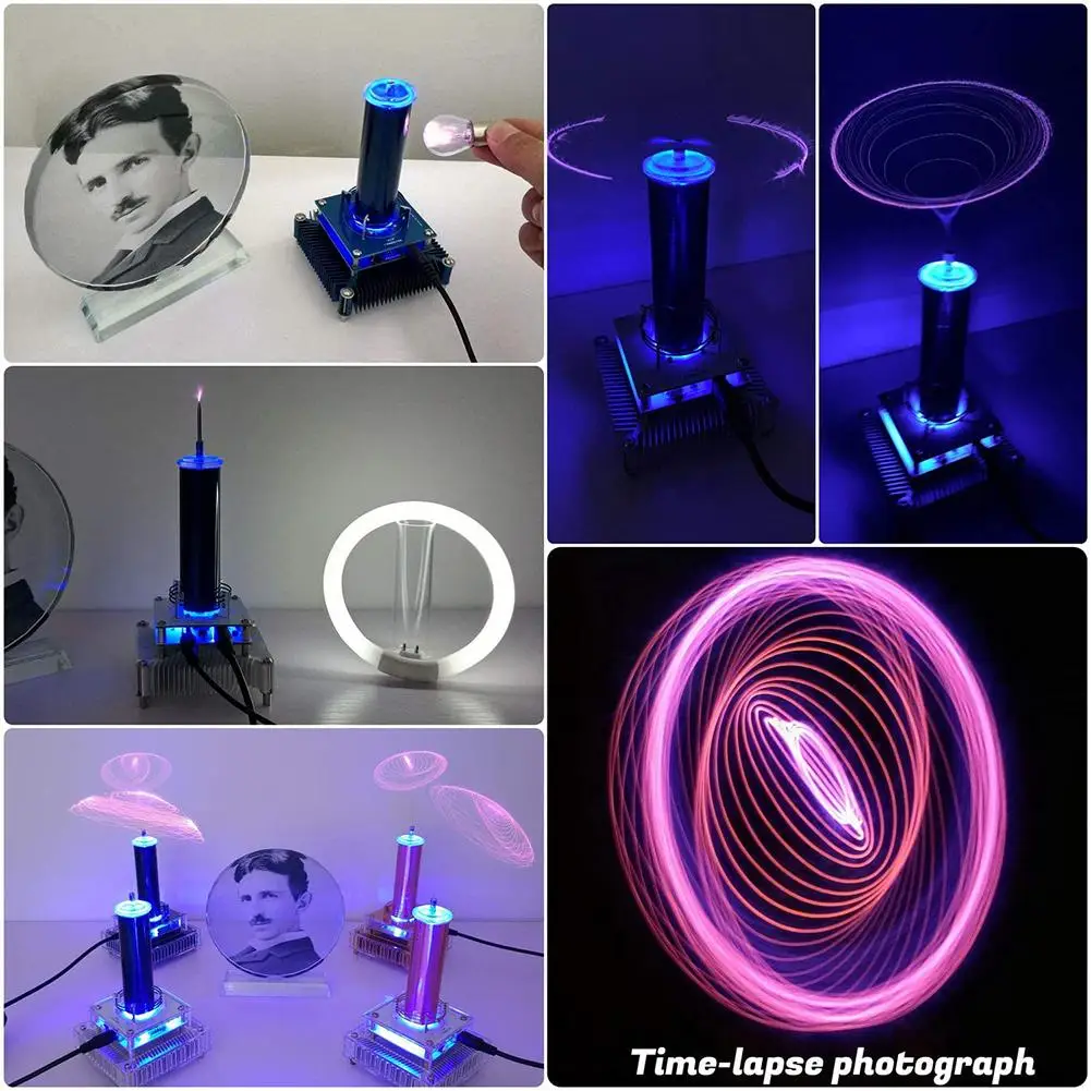 Muziek Tesla Coil Arc Plasma Luidspreker Draadloze Transmissie Experiment Desktop Speelgoed Model Us/Eu Plug
Muziek Tesla Coil Arc Plasma Luidspreker Draadloze Transmissie Experiment Desktop Speelgoed Model Us/Eu Plug
