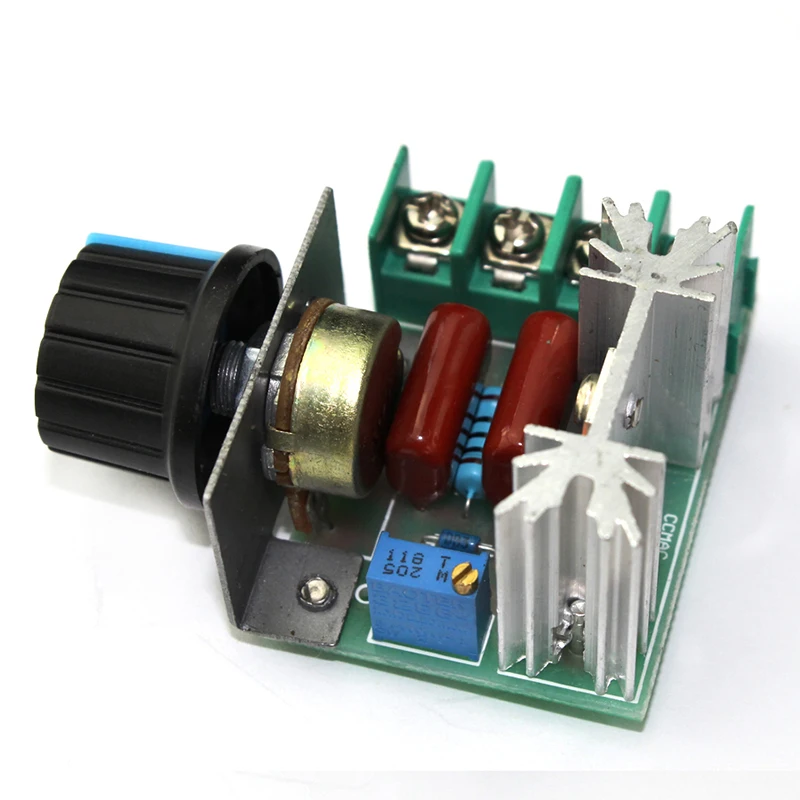 AC 220V 2000W SCR Voltage Regulator Dimmer Motor Speed Controller Thermostat Hight Power Electronic Voltage Regulator Module
AC 220V 2000W SCR Voltage Regulator Dimmer Motor Speed Controller Thermostat Hight Power Electronic Voltage Regulator Module