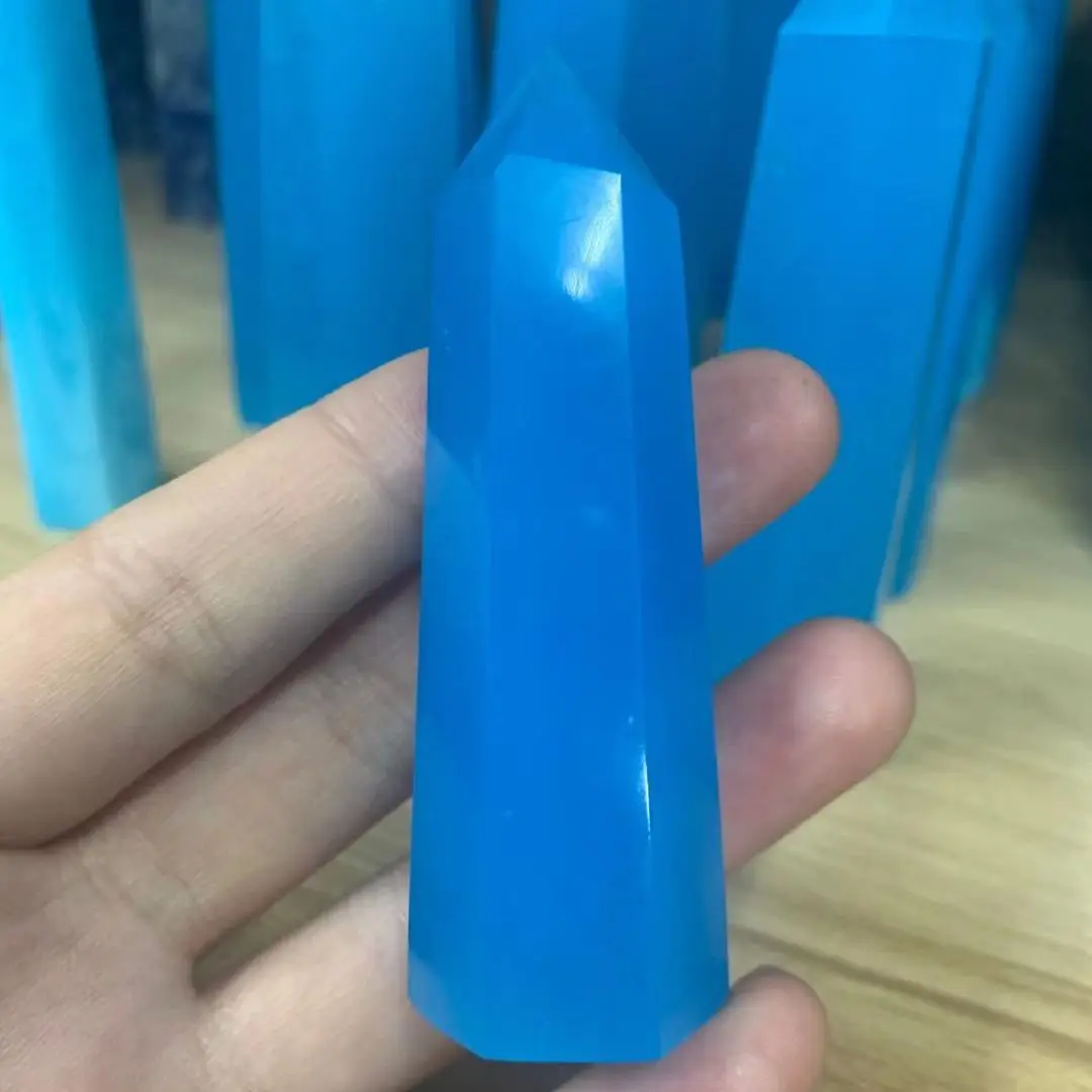 atural rainbow blue Crystal Quartz healing stone hexagonal prisms column wand treatment stone
atural rainbow blue Crystal Quartz healing stone hexagonal prisms column wand treatment stone