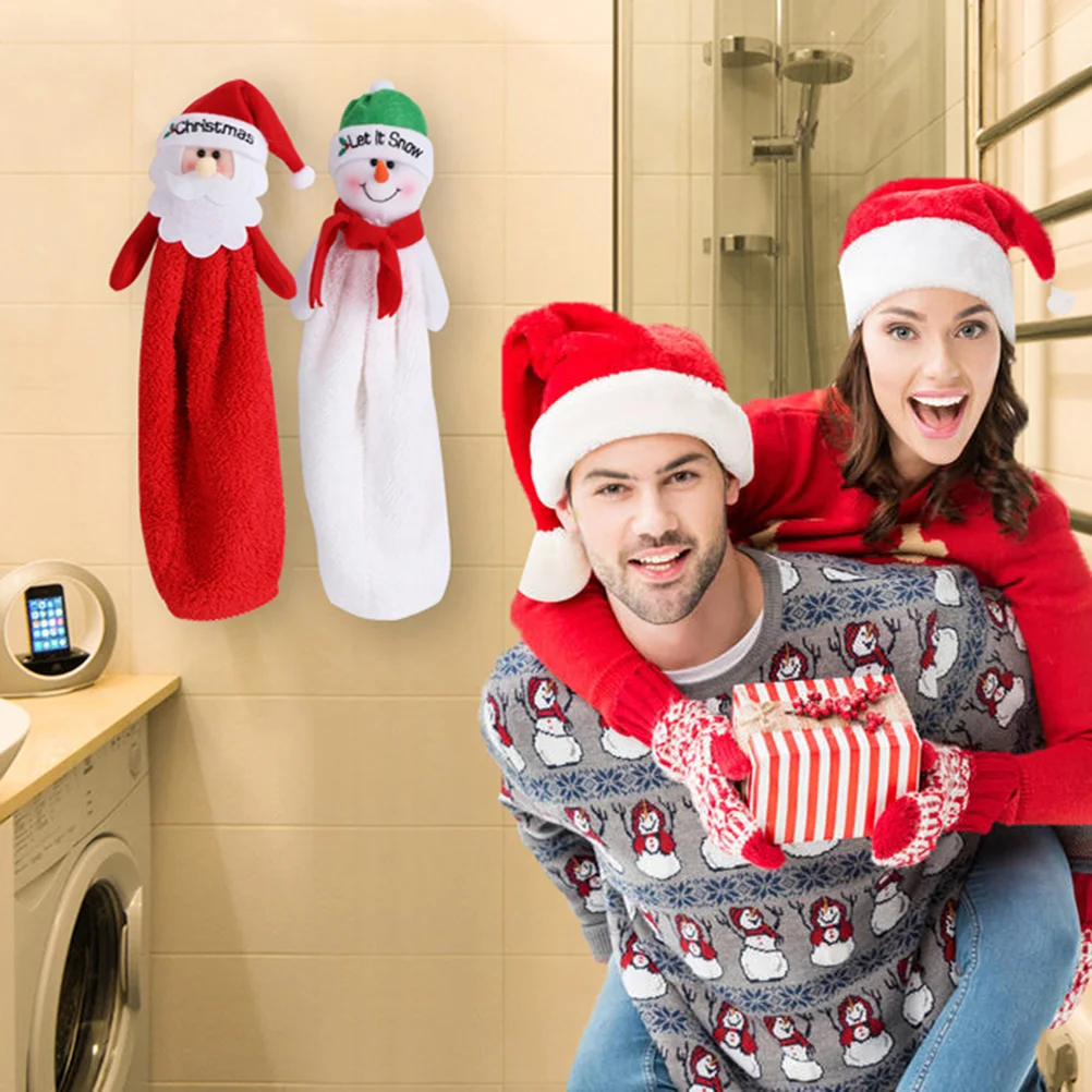 Christmas Embroider Hand Towel Wall-Mounted Wipe Towel Flannel Fabric Cleaning Rag for Kitchen Bathroom (Santa)
Christmas Embroider Hand Towel Wall-Mounted Wipe Towel Flannel Fabric Cleaning Rag for Kitchen Bathroom (Santa)