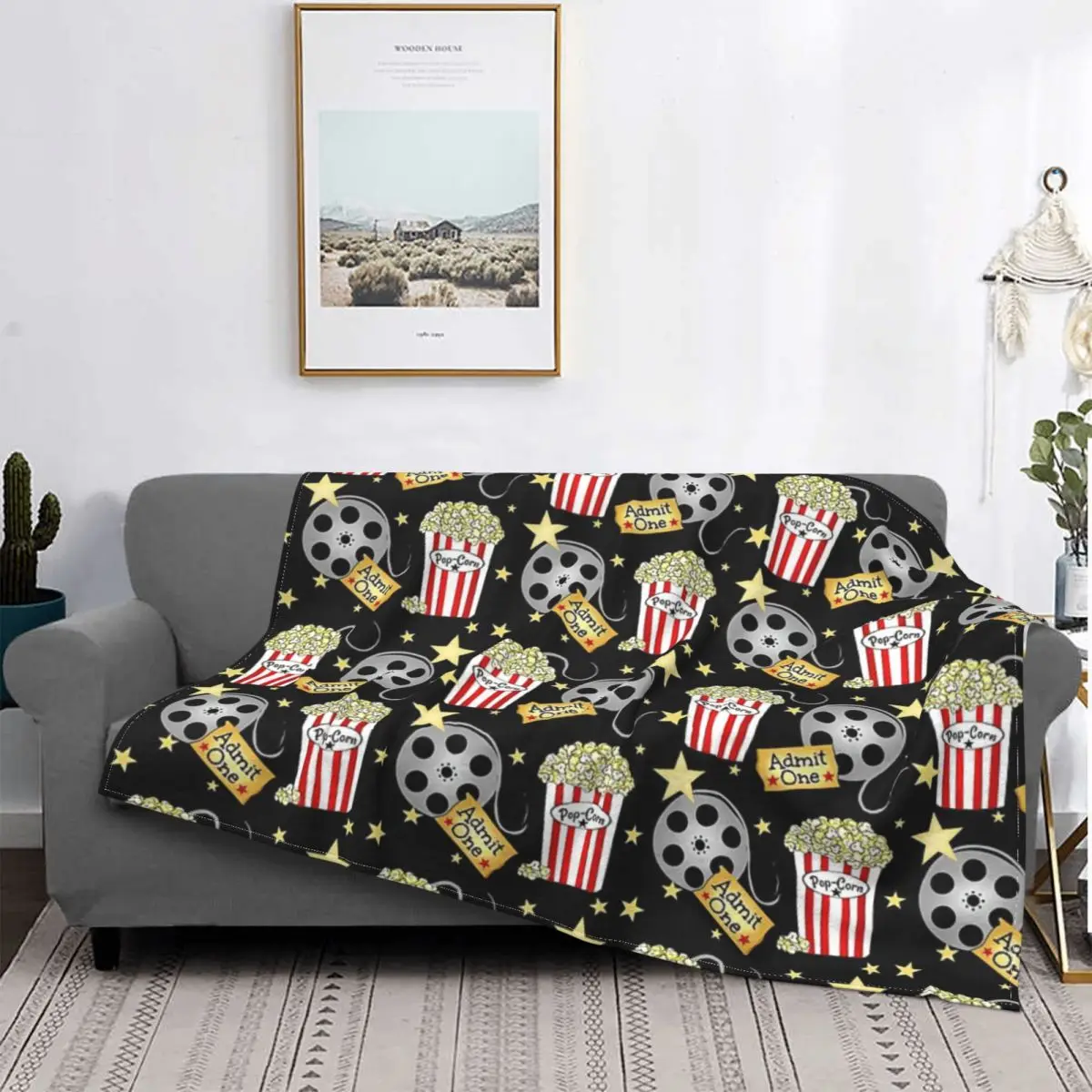Vip Movie Night Pop Corn Blanket Bedspread Bed Plaid Comforter Sofa Cover Plaid Blanket Bedspread 220X240
Vip Movie Night Pop Corn Blanket Bedspread Bed Plaid Comforter Sofa Cover Plaid Blanket Bedspread 220X240