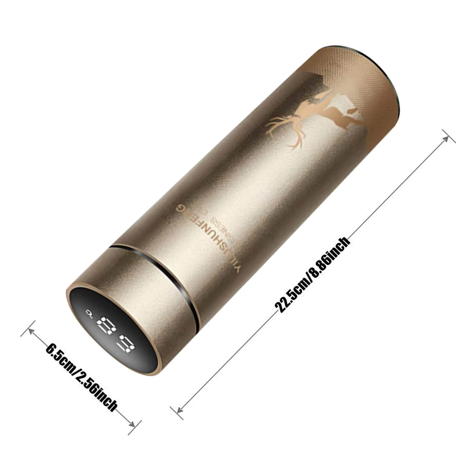 40# 500ML Smart Thermos Water Bottle Led Digital Temperature Display Stainless Steel Coffee Thermal Mugs Intelligent Cups
40# 500ML Smart Thermos Water Bottle Led Digital Temperature Display Stainless Steel Coffee Thermal Mugs Intelligent Cups