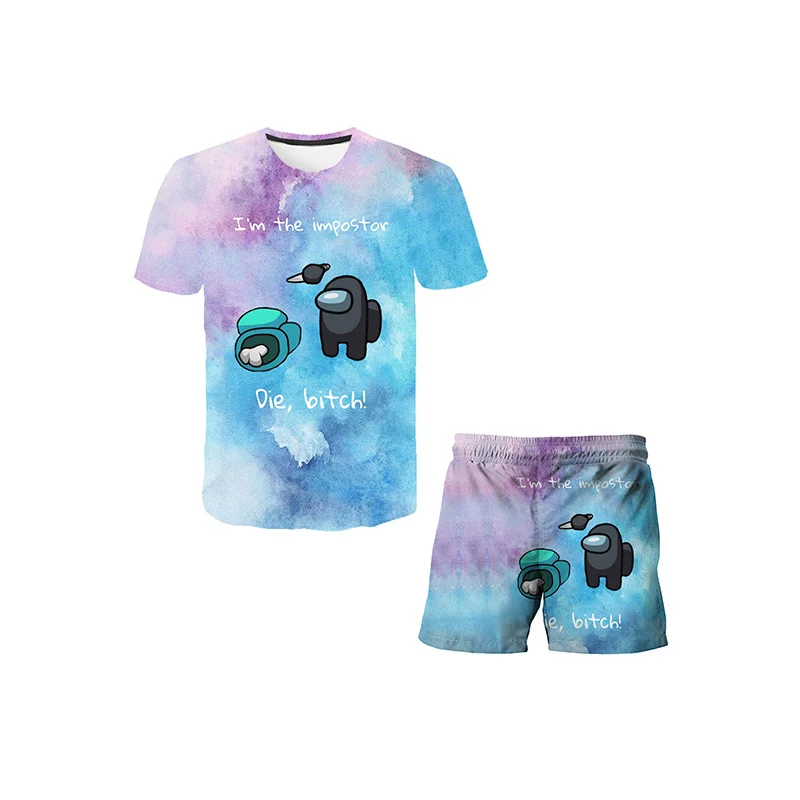 2021 Game Cartoon Print T-Shirt Among Us Kids Girls Sportswear Boys Sportswear Clothing Tops Pants Clothing Set S
2021 Game Cartoon Print T-Shirt Among Us Kids Girls Sportswear Boys Sportswear Clothing Tops Pants Clothing Set S