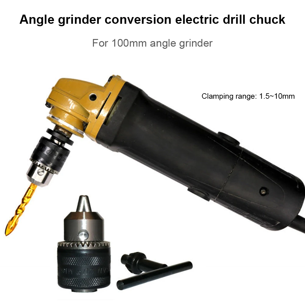10mm Electric Angle Grinder 4" Electric Drill Chuck Drill Convert Adapter Chunk Holder Collet Coarse Thread Accessory Supplies
10mm Electric Angle Grinder 4" Electric Drill Chuck Drill Convert Adapter Chunk Holder Collet Coarse Thread Accessory Supplies