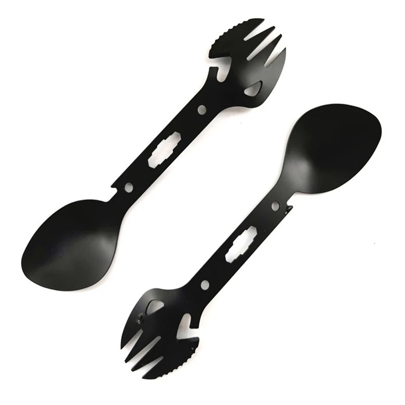 1/2pcs Outdoor Multifunctional Mini Portable Spoon and Fork Lightweight Titanium Camping Backpack Tableware Fork and Spoon
1/2pcs Outdoor Multifunctional Mini Portable Spoon and Fork Lightweight Titanium Camping Backpack Tableware Fork and Spoon