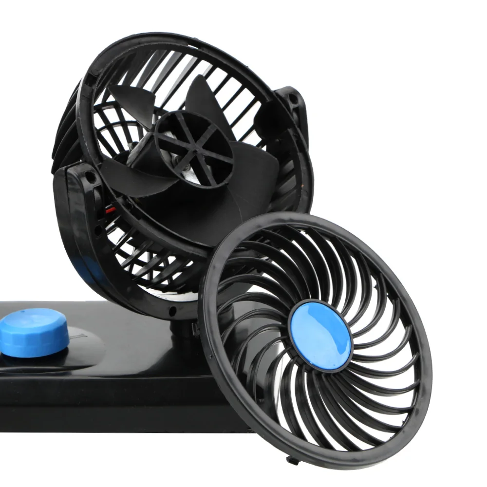 12V/24V Adjustable Car Auto Air Cooling Dual Head Fan 360 Degree Rotating All-Round Low Noise Cooling Air Fan
12V/24V Adjustable Car Auto Air Cooling Dual Head Fan 360 Degree Rotating All-Round Low Noise Cooling Air Fan