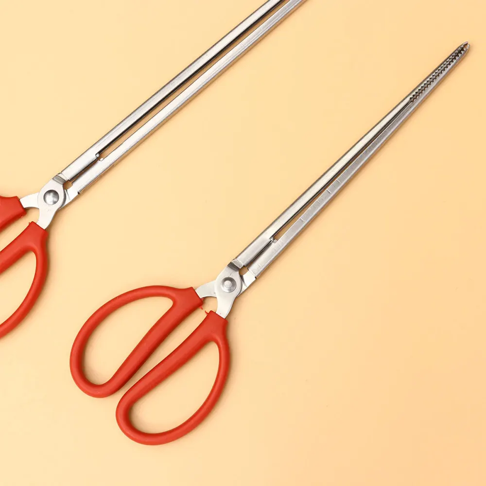 2PCS Eel Crab Mud Fish Tongs Long Garbage Clip Pick Tools for Outdoor - Straight (Red)
2PCS Eel Crab Mud Fish Tongs Long Garbage Clip Pick Tools for Outdoor - Straight (Red)