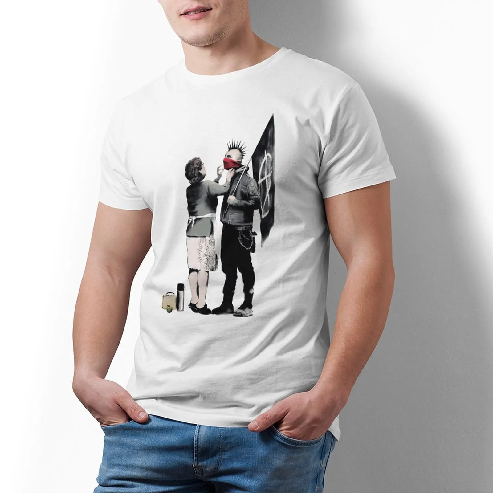 Awesome Anarchy Mens T Shirt 100 Percent Cotton Basic T-Shirt Short-Sleeve Print Tshirt Plus Size Male
Awesome Anarchy Mens T Shirt 100 Percent Cotton Basic T-Shirt Short-Sleeve Print Tshirt Plus Size Male