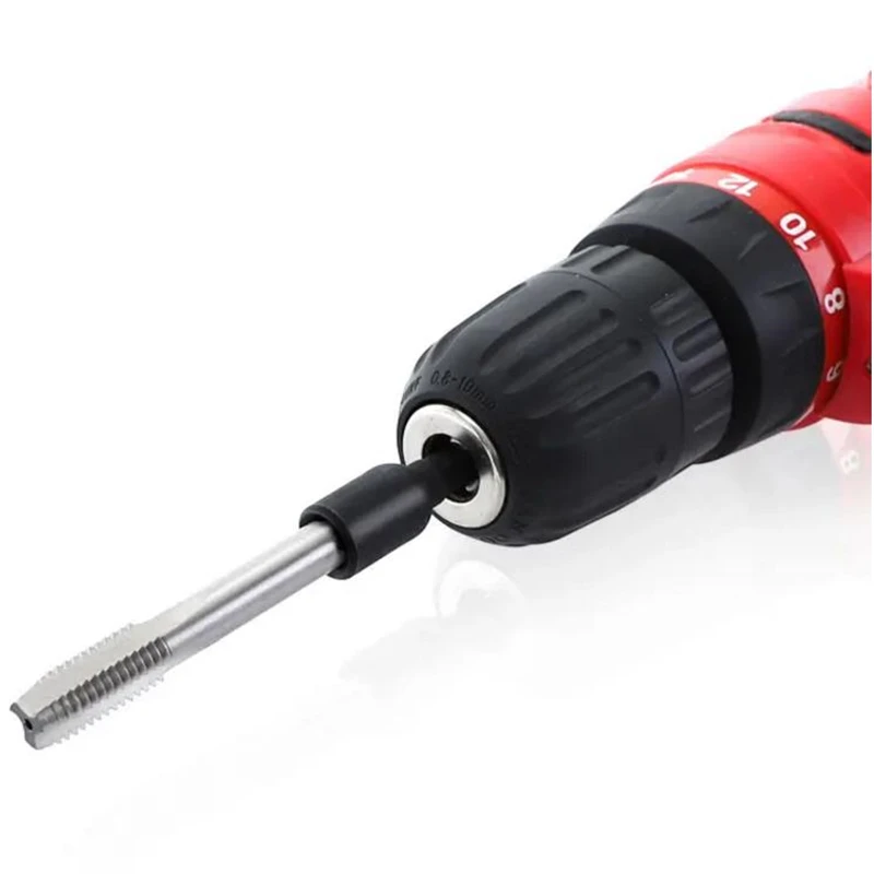 M4-M16 Screw Tap Socket Adapter 1/4 Inch Hex Shank Machine Tap Square Driver Thread Tap Adapter for Electric Drill
M4-M16 Screw Tap Socket Adapter 1/4 Inch Hex Shank Machine Tap Square Driver Thread Tap Adapter for Electric Drill
