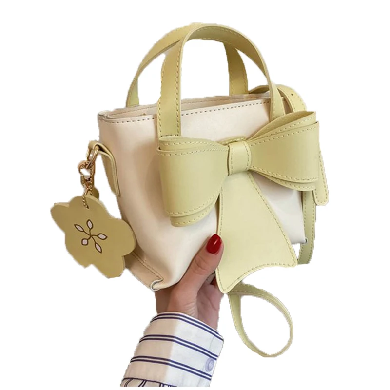 Bowknot Solid Color Handbag Women Luxury Designer Handbag Fashion Simple Messenger Bags Shoulder Bag Ladies
Bowknot Solid Color Handbag Women Luxury Designer Handbag Fashion Simple Messenger Bags Shoulder Bag Ladies