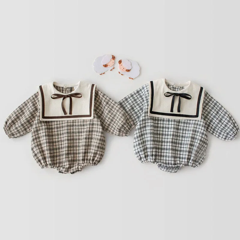 Navy Wind Spring Baby Boys Girls Long Sleeve Grid Rompers Jumpsuit Clothes Autumn Kids Baby Boy Girl Clothes Rompers
Navy Wind Spring Baby Boys Girls Long Sleeve Grid Rompers Jumpsuit Clothes Autumn Kids Baby Boy Girl Clothes Rompers
