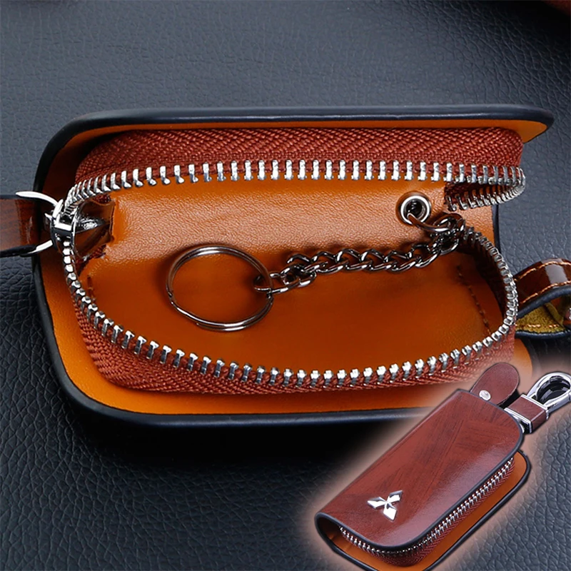 Leather Key Wallet Car Logo Key Case Keychain Bag Key Ring Purse For Mitsubishi ralliart Lancer 9 10 Asx Outlander 3 Pajero
Leather Key Wallet Car Logo Key Case Keychain Bag Key Ring Purse For Mitsubishi ralliart Lancer 9 10 Asx Outlander 3 Pajero