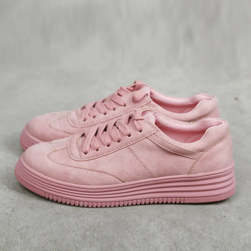 Brcchenxi Genuine Leather Women Sneakers Fashion Pink Shoes For Women Lace Up White Shoes Creepers Platform Shoes Size 35-41
Brcchenxi Genuine Leather Women Sneakers Fashion Pink Shoes For Women Lace Up White Shoes Creepers Platform Shoes Size 35-41