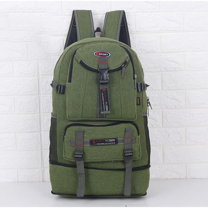 New Mountaineering Men's Backpack Canvas Material Multifunctional Large-capacity Outdoor Casual Hiking Travel Student Bag
New Mountaineering Men's Backpack Canvas Material Multifunctional Large-capacity Outdoor Casual Hiking Travel Student Bag