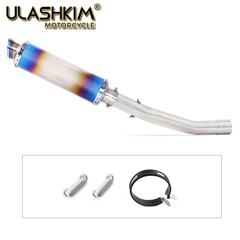 ZX 6R ZX6R ZX-6R Motorcycle Exhaust Full system middle pipe + Muffler Slip On for Kawasaki ZX6R 2008-2019 Years
ZX 6R ZX6R ZX-6R Motorcycle Exhaust Full system middle pipe + Muffler Slip On for Kawasaki ZX6R 2008-2019 Years