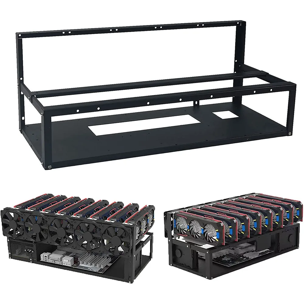 Рамка для майнинга 6/8 GPU рамка для майнинга чехол для криптовалюты Биткоин ETH и т. д. ZEC аксессуары для майнинга инструменты
Рамка для майнинга 6/8 GPU рамка для майнинга чехол для криптовалюты Биткоин ETH и т. д. ZEC аксессуары для майнинга инструменты