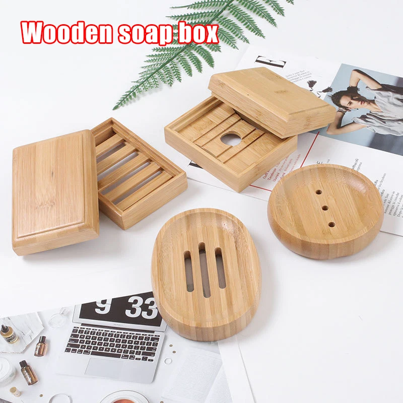 Wooden Soap Dishes Bamboo Soap Tray Holder Soap Rack Plate Box Container Portable for Home Bathroom EL
Wooden Soap Dishes Bamboo Soap Tray Holder Soap Rack Plate Box Container Portable for Home Bathroom EL