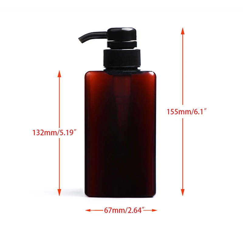 450ML Empty Pump Dispensers 2/4PCS Refillable Square Bathroom Pump Bottle Essential Oils Lotion Shampoo Shower Gel Dispenser
450ML Empty Pump Dispensers 2/4PCS Refillable Square Bathroom Pump Bottle Essential Oils Lotion Shampoo Shower Gel Dispenser