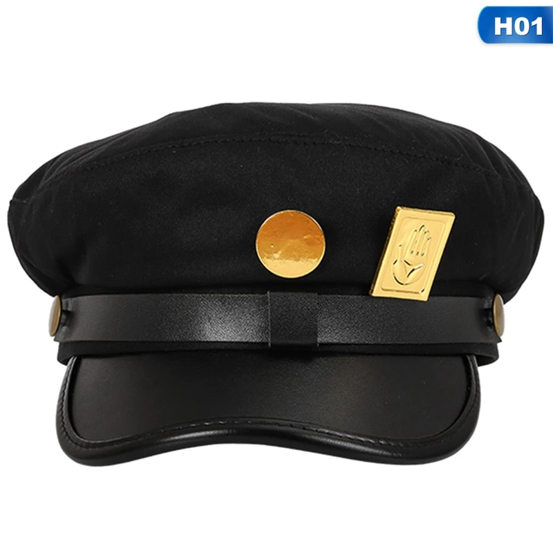 Anime JOJO JoJo's Bizarre Adventure Cosplay Cap Jotaro Kujo Cosplay Accessories Hats Army Military Flatcap Badges Anime Around
Anime JOJO JoJo's Bizarre Adventure Cosplay Cap Jotaro Kujo Cosplay Accessories Hats Army Military Flatcap Badges Anime Around
