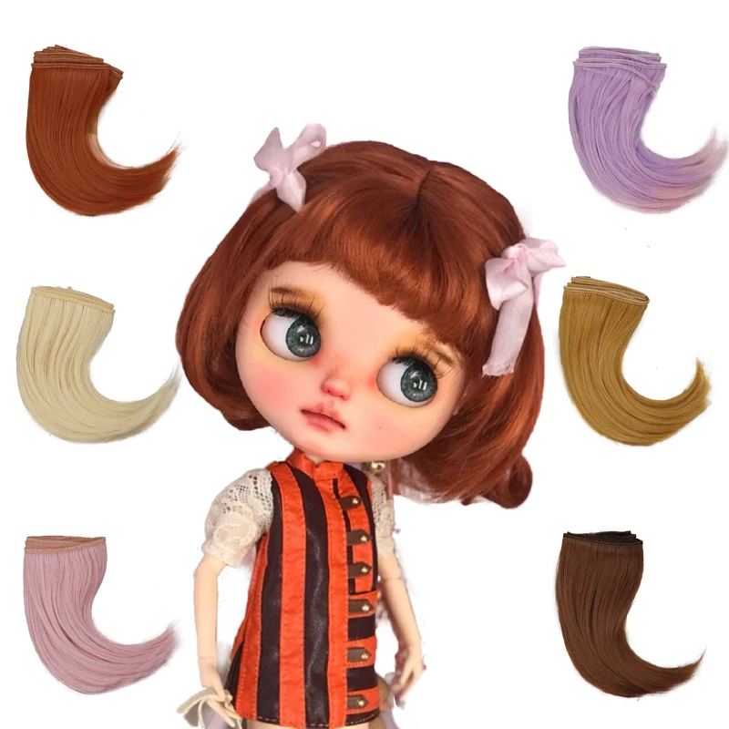 1piece extension DIY Doll Hair 15*100cm Natural Color Curly Hair Piece for BJD SD Russian Handmade Clothing Doll Wigs
1piece extension DIY Doll Hair 15*100cm Natural Color Curly Hair Piece for BJD SD Russian Handmade Clothing Doll Wigs