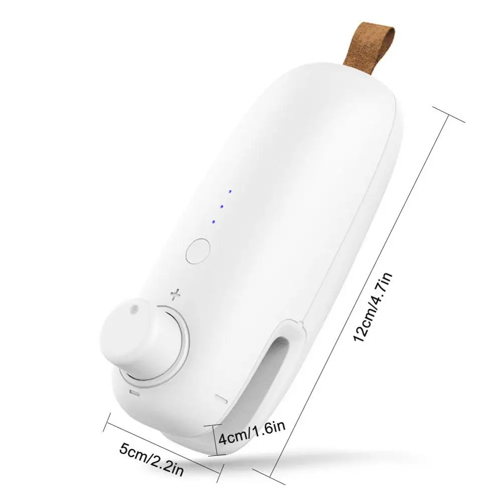 Handheld Heat Seal Rechargeable 3-Heat Snack Bag Sealer 2-in-1 Fast Re-sealer with a Blade
Handheld Heat Seal Rechargeable 3-Heat Snack Bag Sealer 2-in-1 Fast Re-sealer with a Blade
